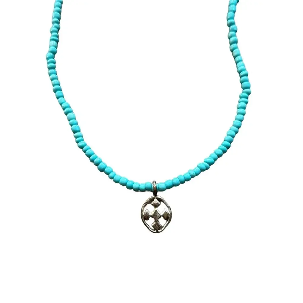 Unbranded teal beaded